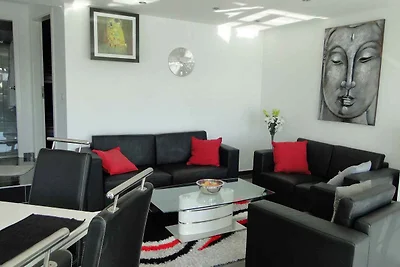 Ferienwohnung mit Poolnutzung und Meersicht