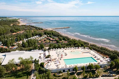 Mobilehome mit Klimaanlage, Terrasse und Pool