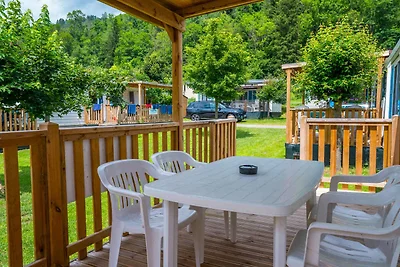 Mobilehome mit Klimaanlage, Terrasse und Pool