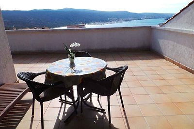 Studio mit Terrasse und Meerblick