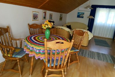 Ferienwohnung erkéllyel és gyönyörű kerttel