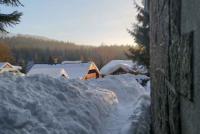 Ferienhaus am Wald mit Veranda