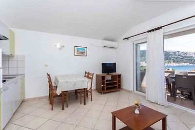 Ferienwohnung am Meer mit Grill und Blick auf