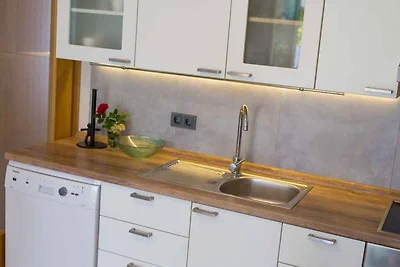 Ferienwohnung mit Waschmaschine und Terrasse 