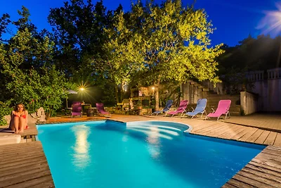 Ferienwohnung mit Meerblick und Pool