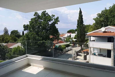 Ferienwohnung mit Balkon und Meerblick