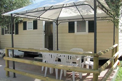 Mobilehome mit Terrasse, Klimaanlage und Pool