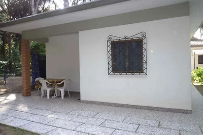 Bungalow 80 m vom Strand mitten im Pinienhain