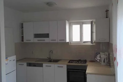 Ferienwohnung mit Balkon 300 m vom Strand