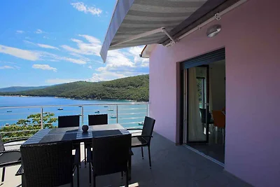 Ferienwohnung 100 m vom Strand mit Meerblick