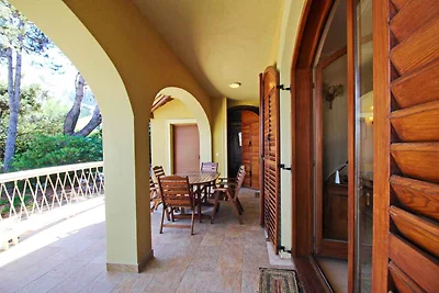 Ferienwohnung mit überdachter Terrasse und