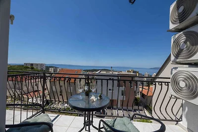 Studio mit Klimaanlage und Meerblick