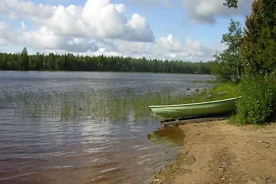 Ferienhaus mit Strandsauna am See und eigenem
