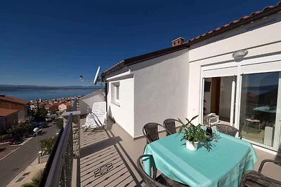 Ferienwohnung mit 10 qm Loggia mit Meerblick,