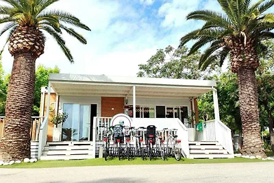 Mobilehome mit Klimaanlage, Terrasse und Pool