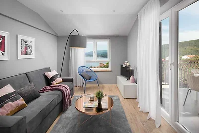Ferienwohnung mit Balkon und Meerblick
