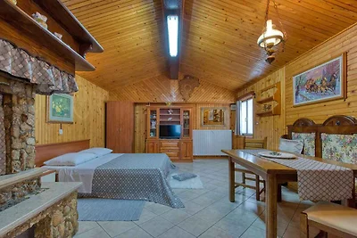 Hütte mit Klimaanlage und Terrasse