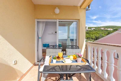 Ferienwohnung mit Balkon und Meerblick