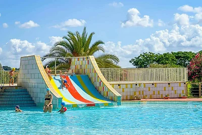 Mobilehome mit Klimaanlage, Terrasse und Pool