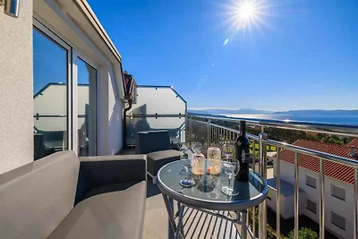 Ferienwohnung mit Balkon und Panoramablick