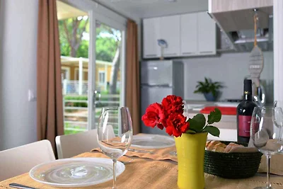 Mobilehome mit Klimaanlage, Pool in sonniger