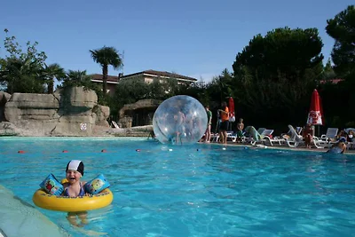 Mobilehome mit Klimaanlage, Terrasse und Pool