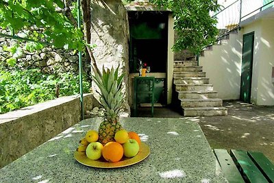 Ferienhaus mit Poolnutzung und Meersicht