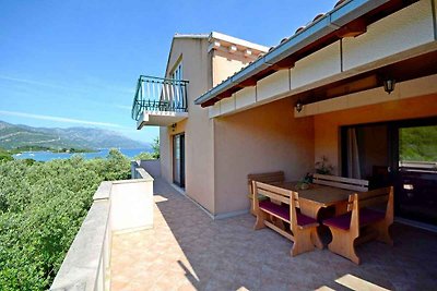 Ferienwohnung mit Terrasse und Meerblick