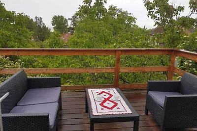 Ferienhaus mit Klimaanlage und Panorama auf d
