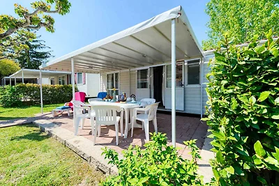 Mobilehome mit Klimaanlage, Terrasse und Pool