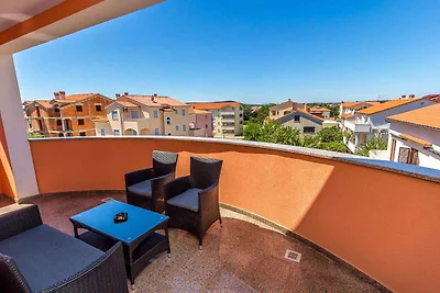 Ferienwohnung mit überdachtem Balkon