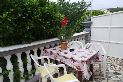 Ferienwohnung mit 15 qm Terrasse