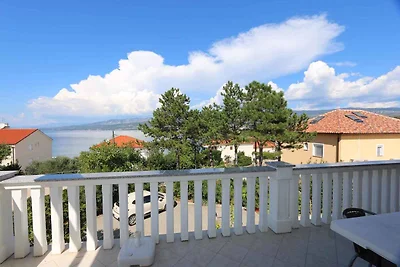 Ferienwohnung mit Balkon und Meerblick