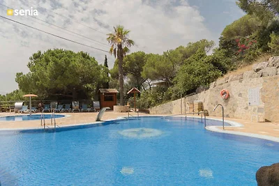 Mobilehome mit Klimaanlage, Terrasse und Pool