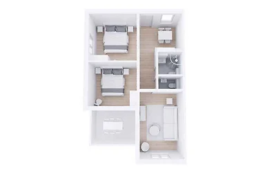 Ferienwohnung mit Balkon und Meerblick