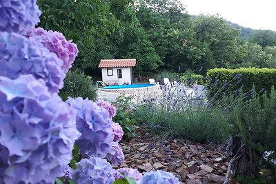 Ferienhaus mit Meerblick und Pool