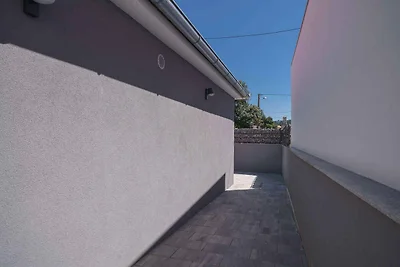 Ferienhaus mit Klimaanlage und Meerblick