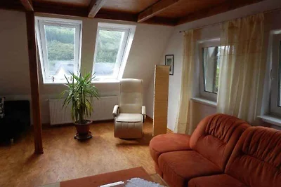 Ferienwohnung mit Blick auf den Frankenwald
