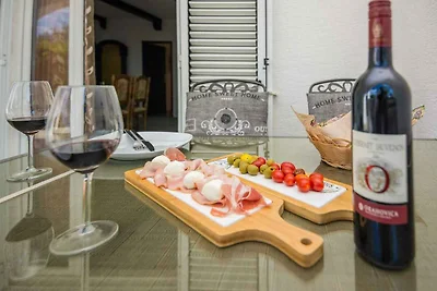 Ferienwohnung mit Garten und 400 m vom Strand