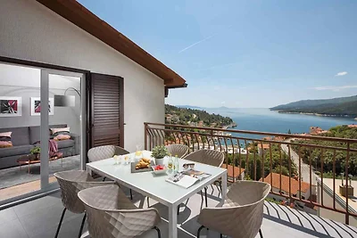 Ferienwohnung mit Balkon und Meerblick