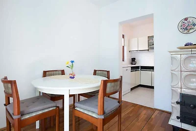 Ferienwohnung mit einer überdachten Terrasse