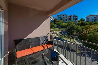 Ferienwohnung mit Balkon und Meerblick