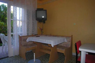 Ferienhaus mit Gartendusche