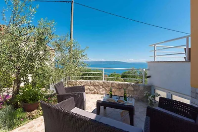 Ferienwohnung mit 3 Terrassen und Meerblick