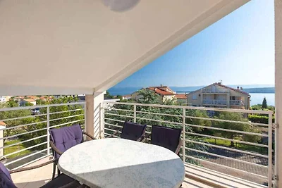 Komfortable Ferienwohnung Ruža mit Meerblick 