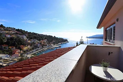 Ferienwohnung mit einen Balkon und Meerblick