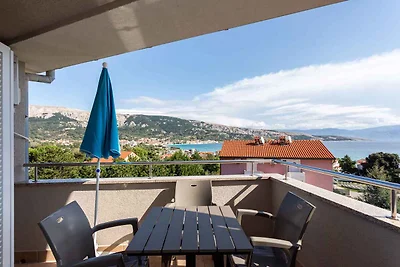 Ferienwohnung am Meer mit Grill und Blick auf