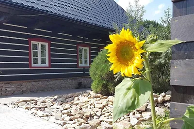 Ferienhaus mit stilvollen Holzmöbeln