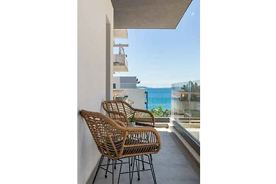 Ferienwohnung mit Balkon und Meerblick