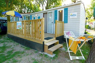 Mobilehome mit Pool für Kinder und Erwachsene